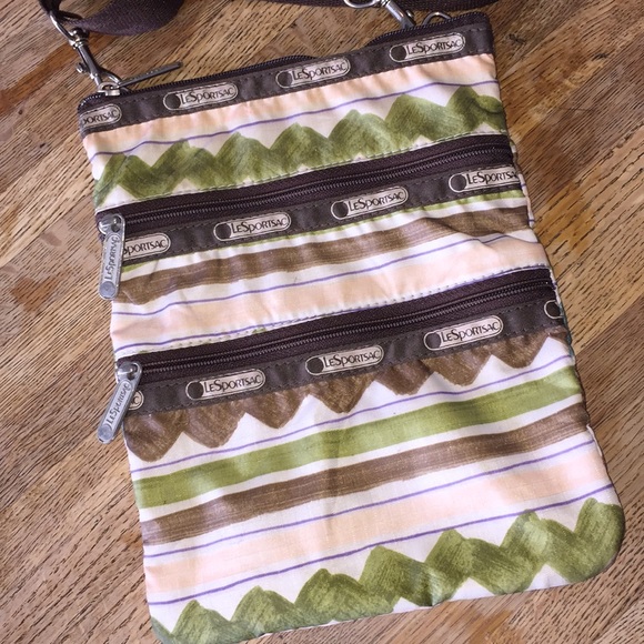 LeSport Sac bag crossbody purse nylon fabric travel festival concert vacation - Picture 3 of 7